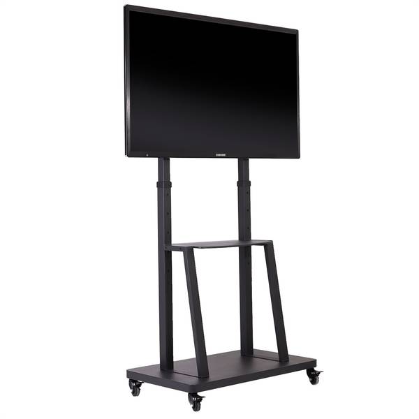 TV Ständer TV Wagen Standfuss 32"–80" Schwarz - Metall - 40 x 163 x 62 cm