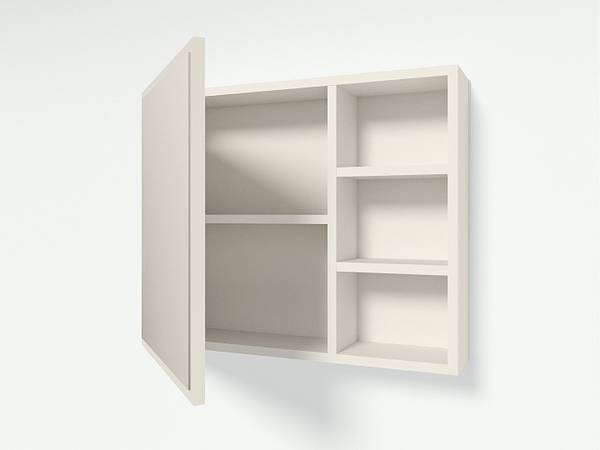 Spiegelschrank UNI-B Weiß