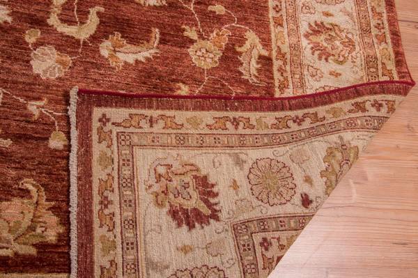 Orientteppich Oriental Orange - Wolle - 208 x 1 x 276 cm