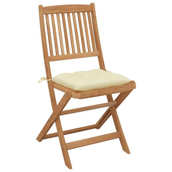 Tuinstoel 3012936-2 set van 8 crèmekleurig - Diepte: 48 cm