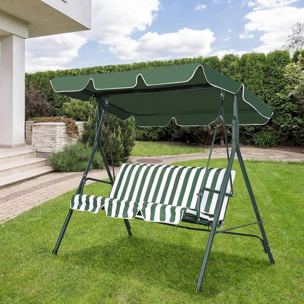 Zonnescherm AB4986NL groen - kunststof - 110 x 1 x 196 cm