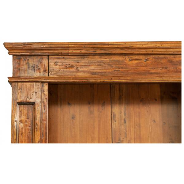 Bücherregal ITALIA Braun - Massivholz - 47 x 235 x 230 cm