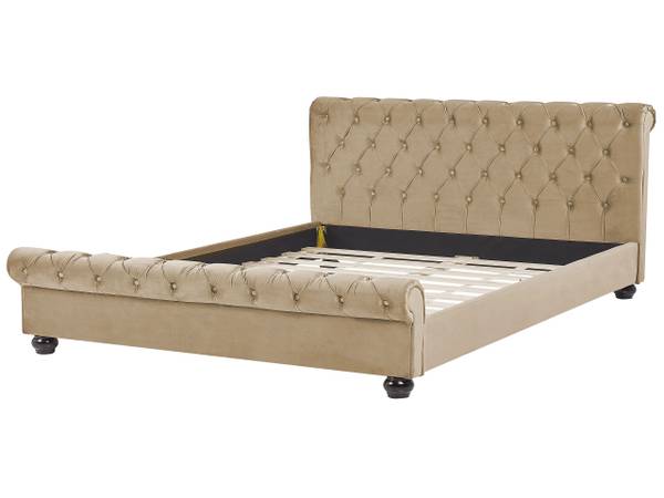 Bett AVALLON 10-tlg Hellbraun - Liegefläche Breite: 180 cm