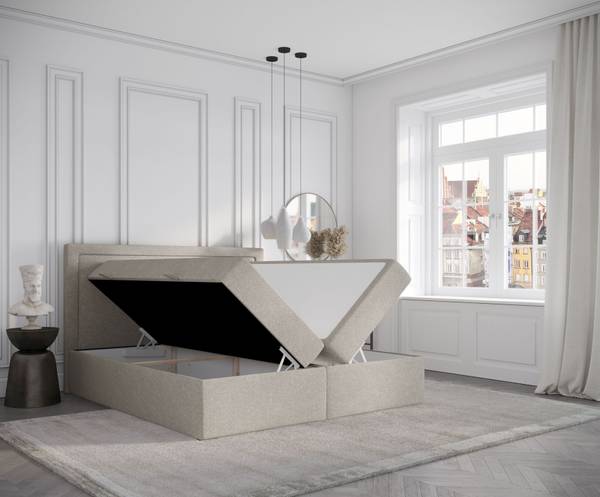 Boxspringbett Tribeca II Taschenfeder Liegefläche Breite: 120 cm