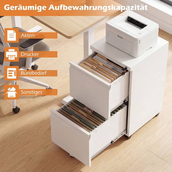 Aktenschrank VL32641 Weiß