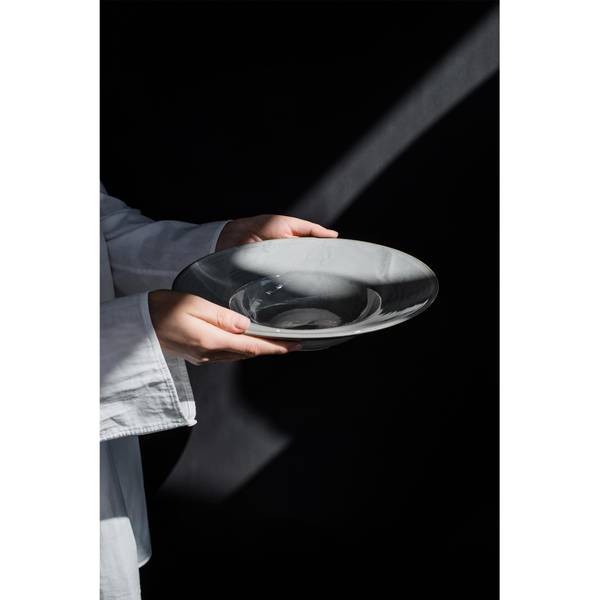 Pastateller WIKLE Grau - Porzellan - 29 x 3 x 29 cm