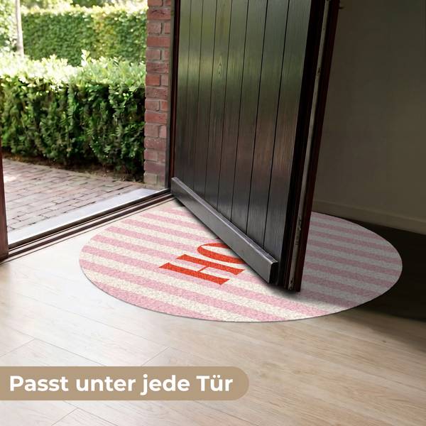 FUßMATTE Begrüßung 90 x 90 cm