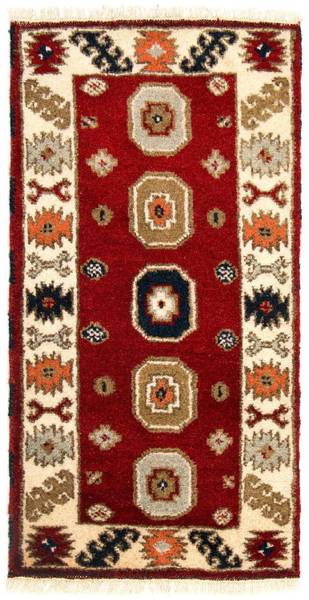 Orientteppich Oriental Rot - Wolle - 64 x 1 x 117 cm
