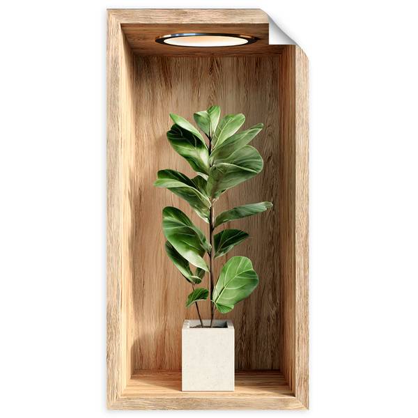 Wandsticker Blume 50 x 100 cm