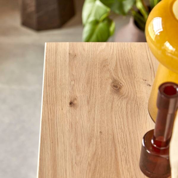 Konsolentisch Clovis Beige - Eiche - 122 x 83 x 40 cm