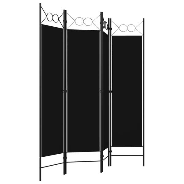 Raumteiler 3002980-2 (4-teilig) Schwarz