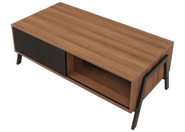 Couchtisch O40 Beige - Holzwerkstoff - 120 x 42 x 60 cm