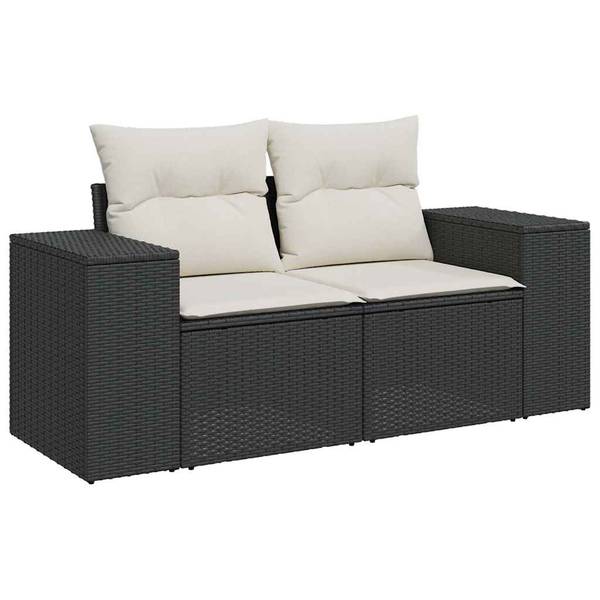Garten-Lounge-Set 3037613-3 (5-teilig) Schwarz - Creme