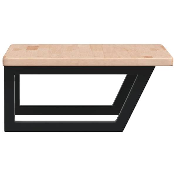 Waschtischplatte 3042574-2 Schwarz - Braun - 50 x 2 x 50 cm