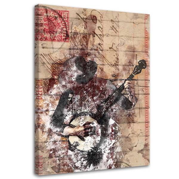 Wandbild Musik 60 x 90 cm
