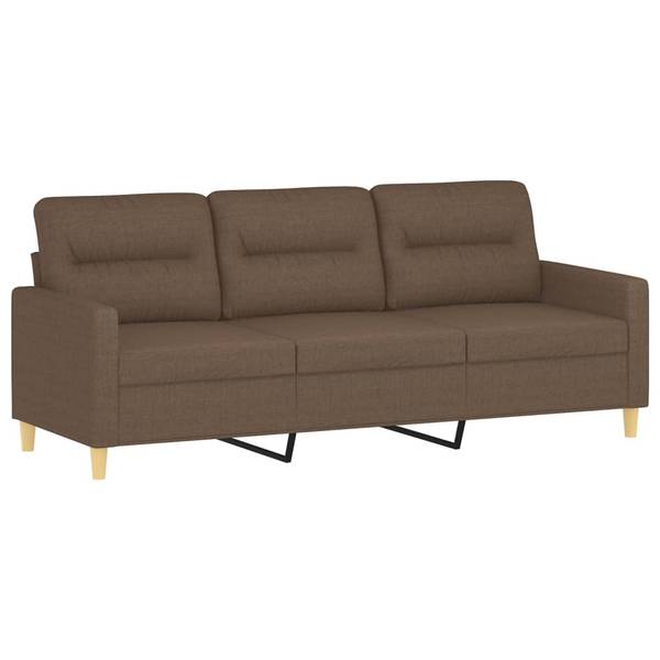 Sofagarnitur 3032156-1 2-teilig Braun - Polyester - 138 x 80 x 77 cm