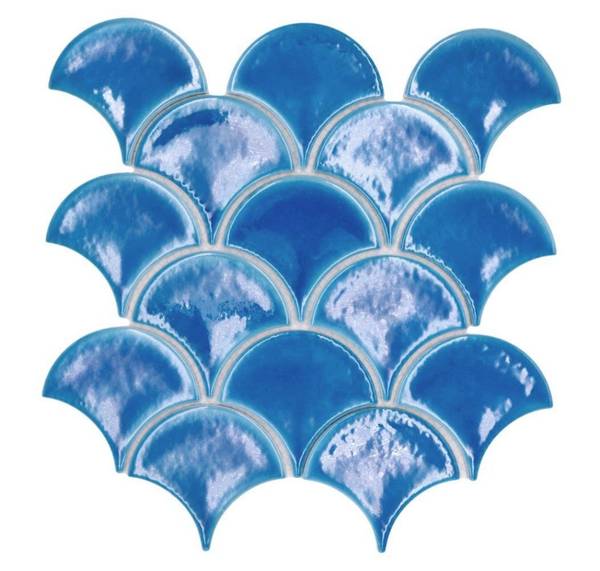 Mosaikfliesen FS IC3 Blau - Keramik - 26 x 26 x 26 cm