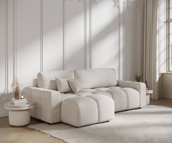 Ecksofa mit Schlaffunktion Ucci Beige