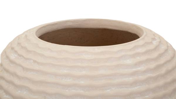 Vase Mist A Beige - Harz - 30 x 39 x 30 cm