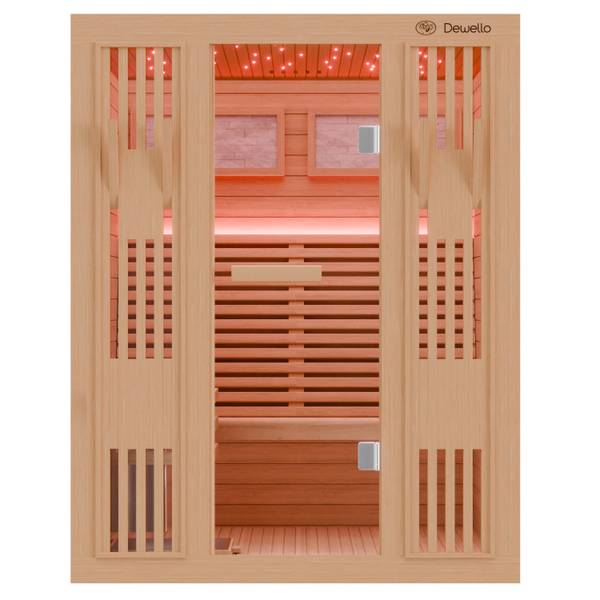 Finnische Sauna MINTO 130 x 150 cm