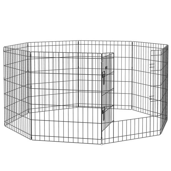 Welpenauslauf D06-020V01BK Höhe: 76 cm