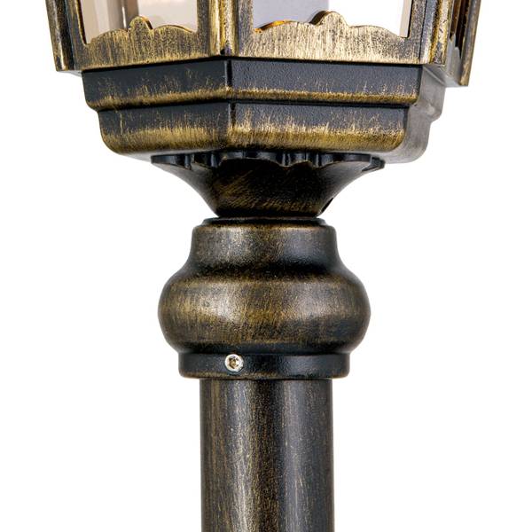 Buitenlicht PUCHBERG zwart - metaal - 22 x 140 x 22 cm