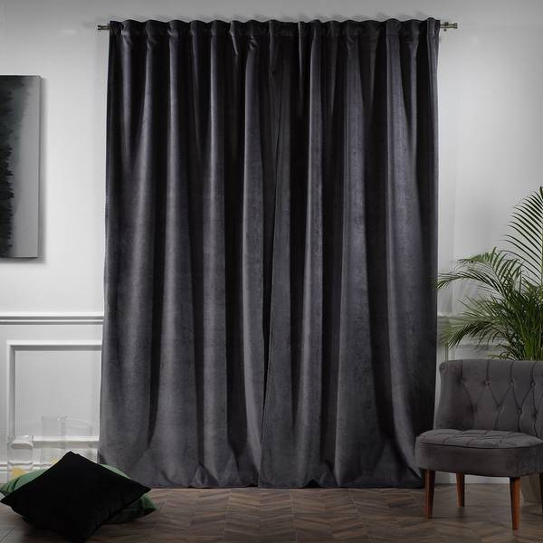 Kunstsamtvorhang 1Stück D140*H245 140 x 245 cm