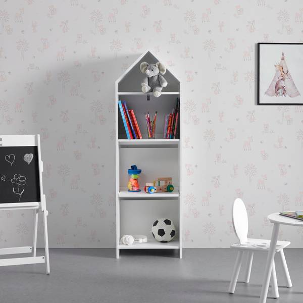 Kinderregal LIA Weiß - Holzwerkstoff - 47 x 150 x 30 cm