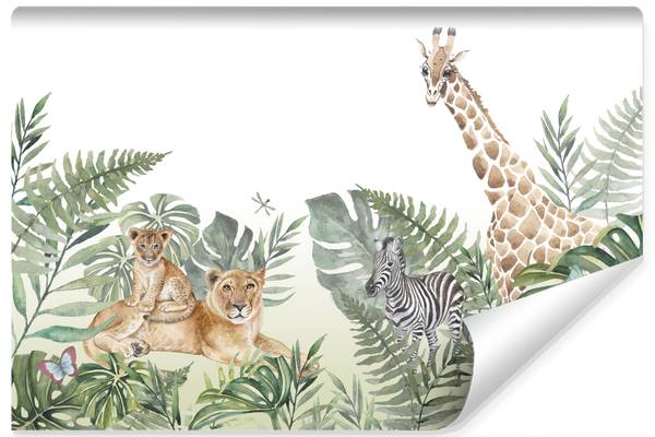 Vlies-Fotobehang Wilde DIEREN Planten 400 x 280 x 280 cm