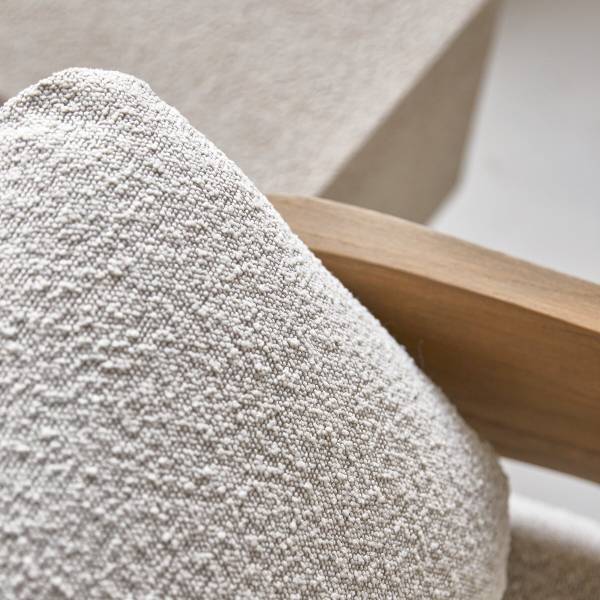 Sessel Boti Beige - Mindi - 72 x 64 x 81 cm