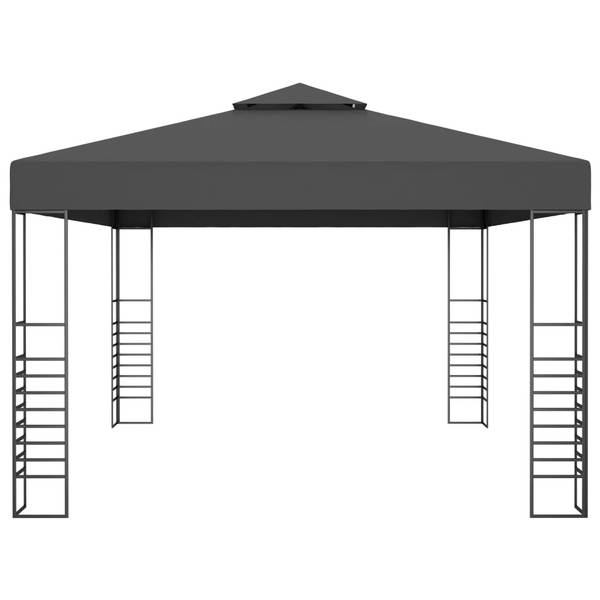 Gartenpavillon 3001572 Grau - Stahl - 300 x 270 x 300 cm