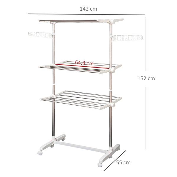 Wäscheständer 03-0062 Weiß