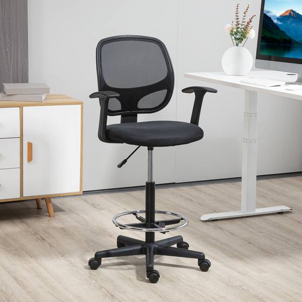 Zeichenstuhl 921-598 Schwarz - Nylon - 56 x 132 x 60 cm
