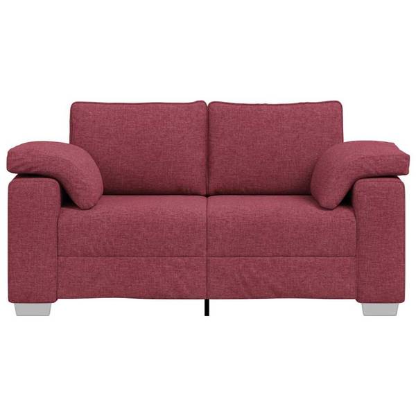 Zweiersofa 3044448-2 Braun - Stahl - 77 x 82 x 160 cm