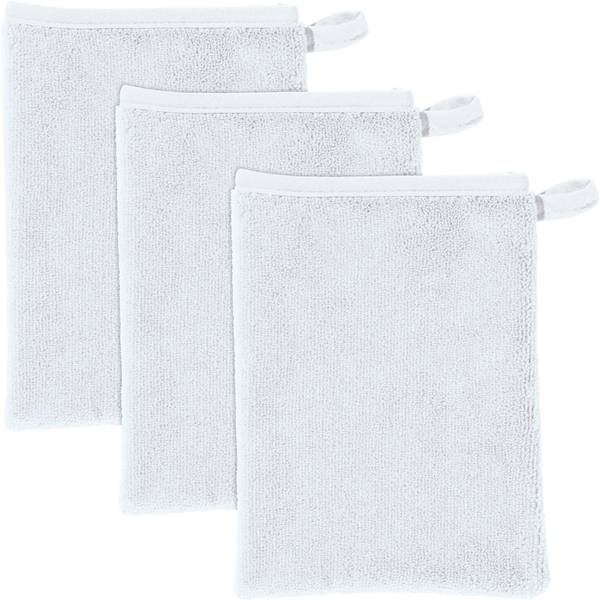 Abschminkhandschuh 3er-Pack 159222 Weiß - Textil - 15 x 1 x 21 cm