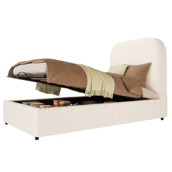 Lit d’enfant Zoom Ⅰ Beige - Bois manufacturé - 98 x 100 x 213 cm
