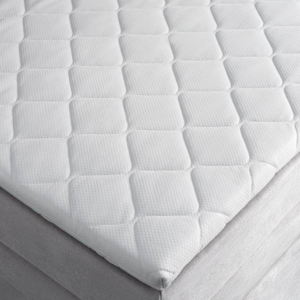 Boxspringbett MIAMI Grau - Holzwerkstoff - Textil - 100 x 1 x 90 cm
