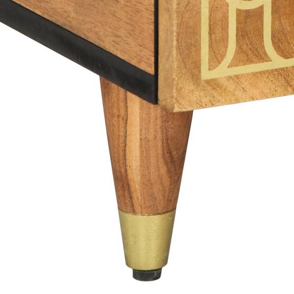 Couchtisch XT2656 Braun - Holzwerkstoff - 54 x 40 x 80 cm