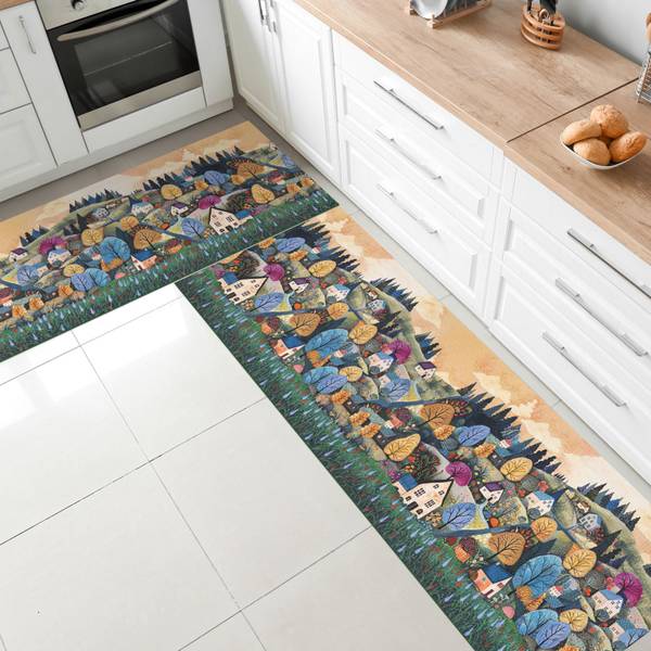 Küchenläufer Landschaft Tiefe: 100 cm