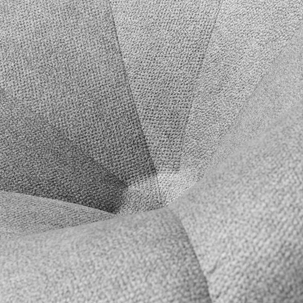 Draaifauteuil Toca grijs - metaal - textiel - 91 x 72 x 91 cm