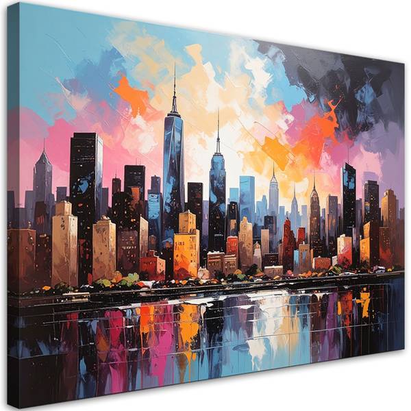 Tableau déco New York 45 x 30 cm