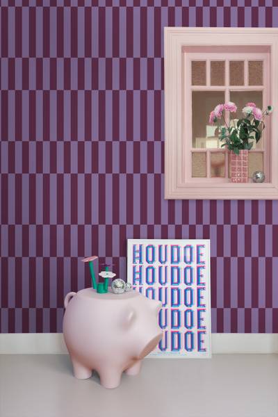 Tapete 131423 Violett - Papier - 50 x 900 x 50 cm