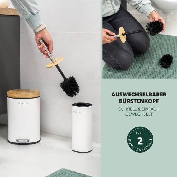 Badezimmerzubehör Framura 2er Set Weiß