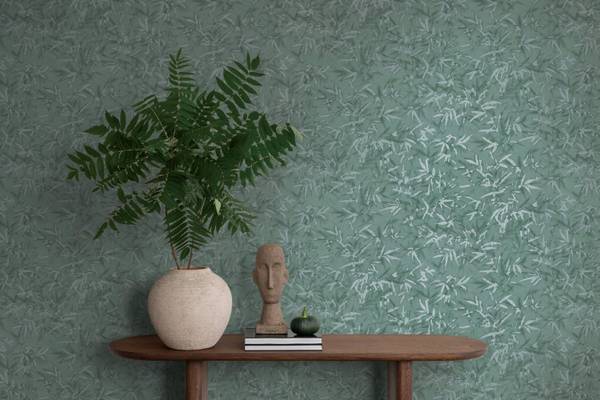 Vliestapete 790465-GU Grün - Textil - 53 x 1 x 1005 cm
