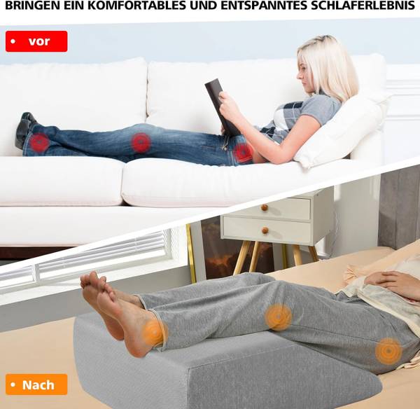Venenkissen TG32884SD Grau - Textil - 55 x 20 x 60 cm