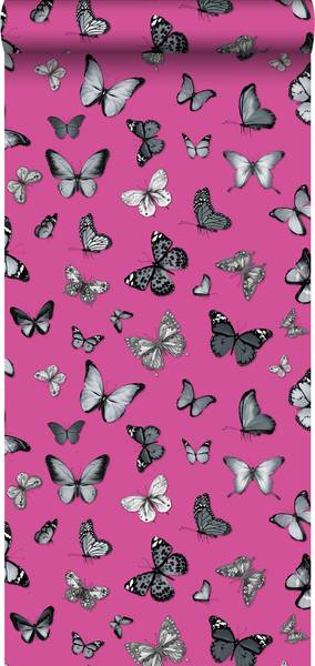 Tapete 138511 Pink - Fleece - 53 x 1005 x 53 cm
