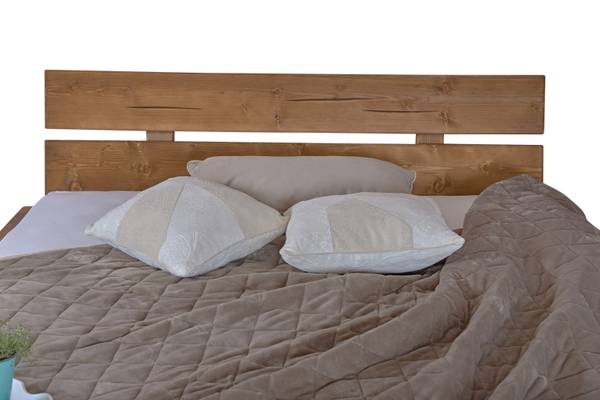 Holzbett SELMA Gelb - Tanne - Fichte - 140 x 90 x 200 cm