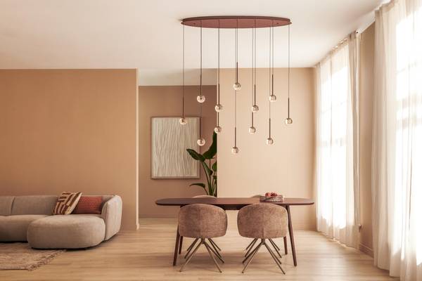 Pendelleuchten CALINA Braun - Metall - Kunststoff - 35 x 170 x 144 cm