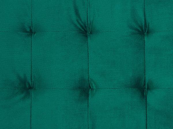 Driezitsbank MARSTAL smaragdgroen - goud - groen