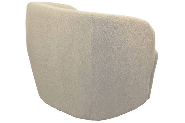 Polstersessel mit Kopfstütze Calle Beige - Polyester - 72 x 103 x 67 cm